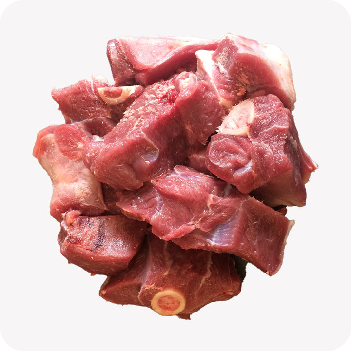 Kid Goat Cubes With Bone - 2 Lbs