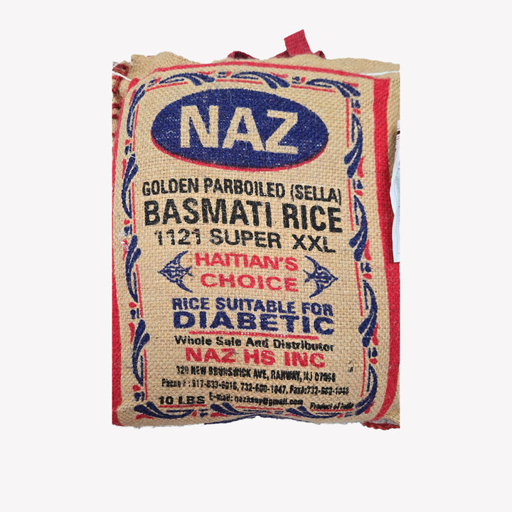 Naz Basmati Rice Diabetic - 10 lb bag