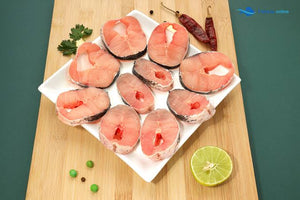 Murrel Steak (Koramenu) Fresh 1.1 Lbs (500 gm) (Air-Shipped) from India