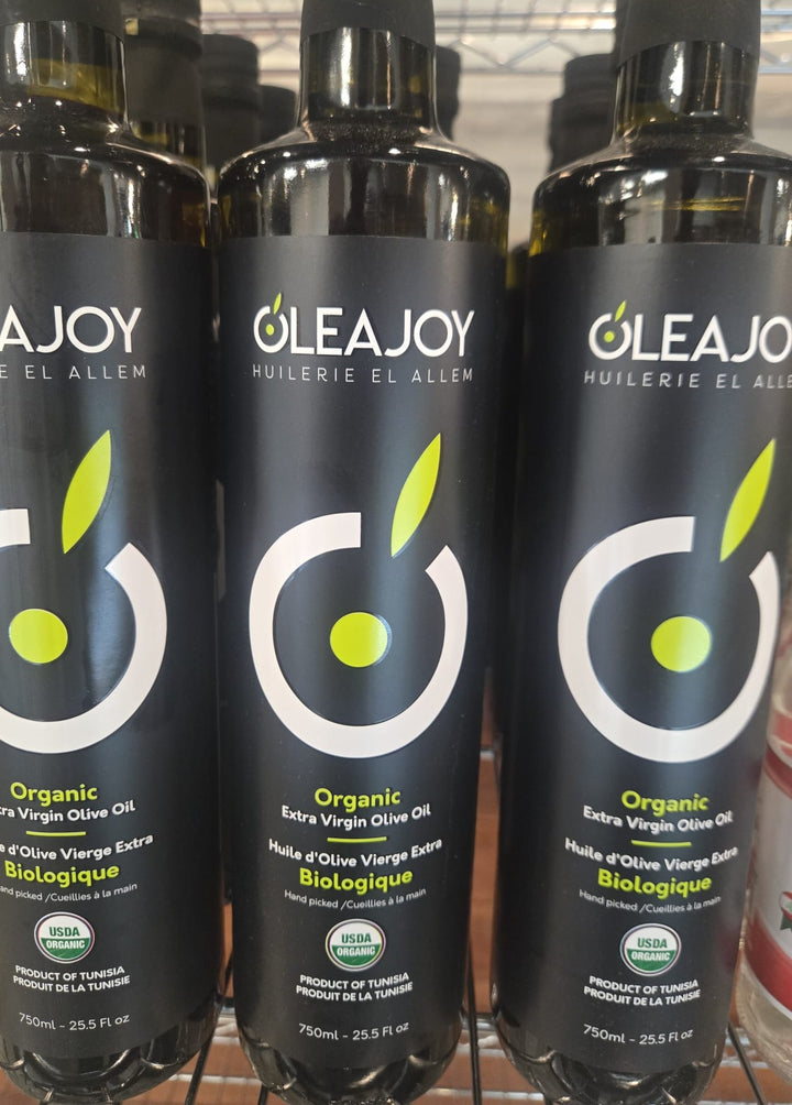 Organic Olive Oil (Extra Virgin) Tunisia - 750ml